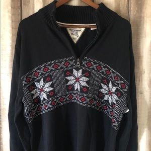 Weatherproof Vintage 1/4 zip sweater - L